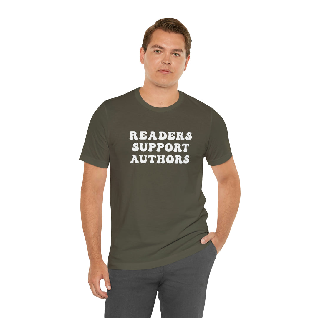 Readers Support Authors Short Sleeve Tee