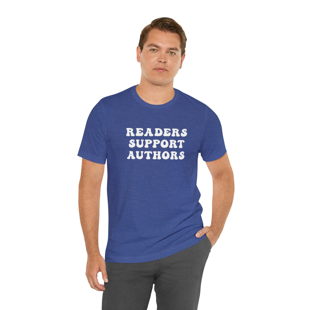 Readers Support Authors Short Sleeve Tee