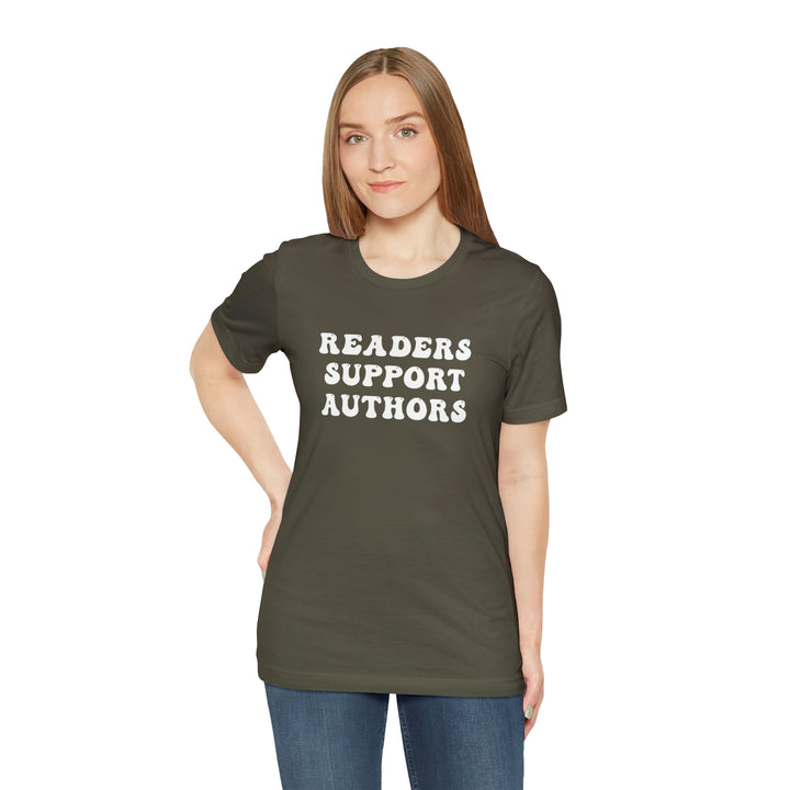 Readers Support Authors Short Sleeve Tee