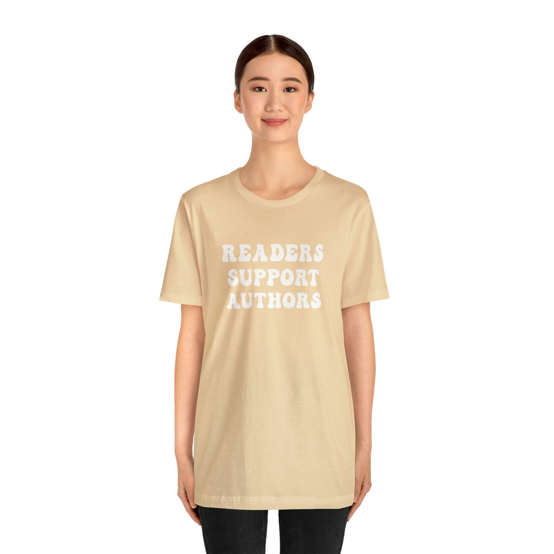 Readers Support Authors Short Sleeve Tee