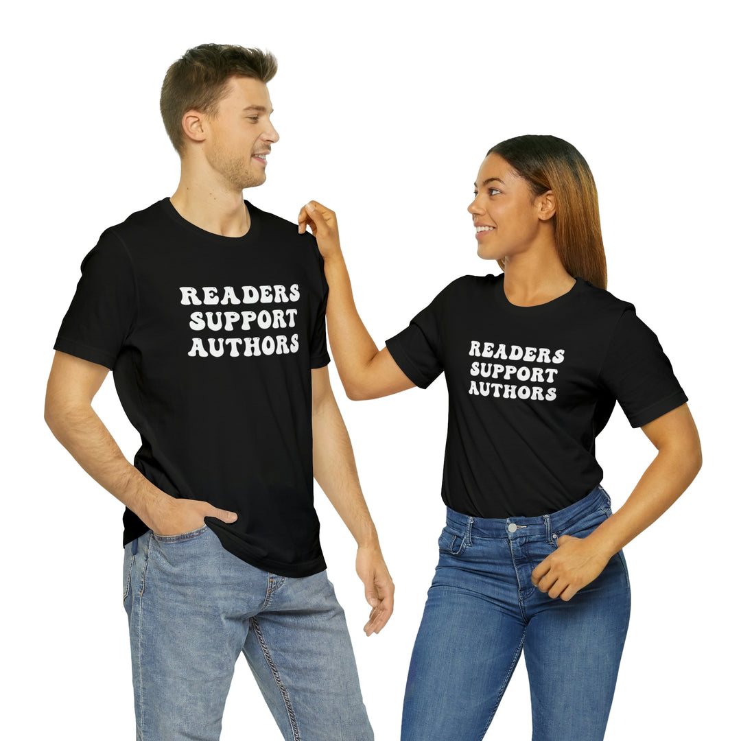 Readers Support Authors Short Sleeve Tee