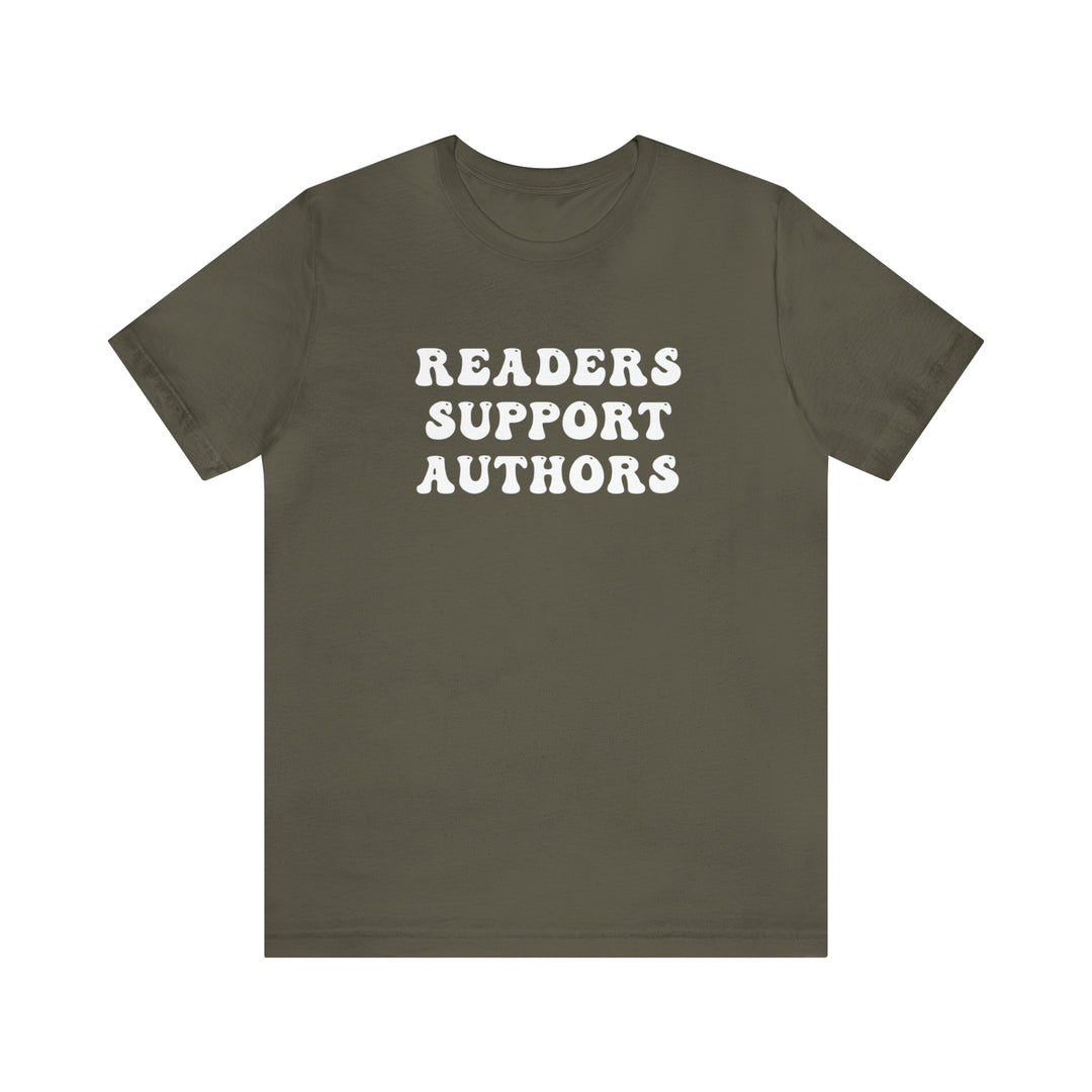 Readers Support Authors Short Sleeve Tee