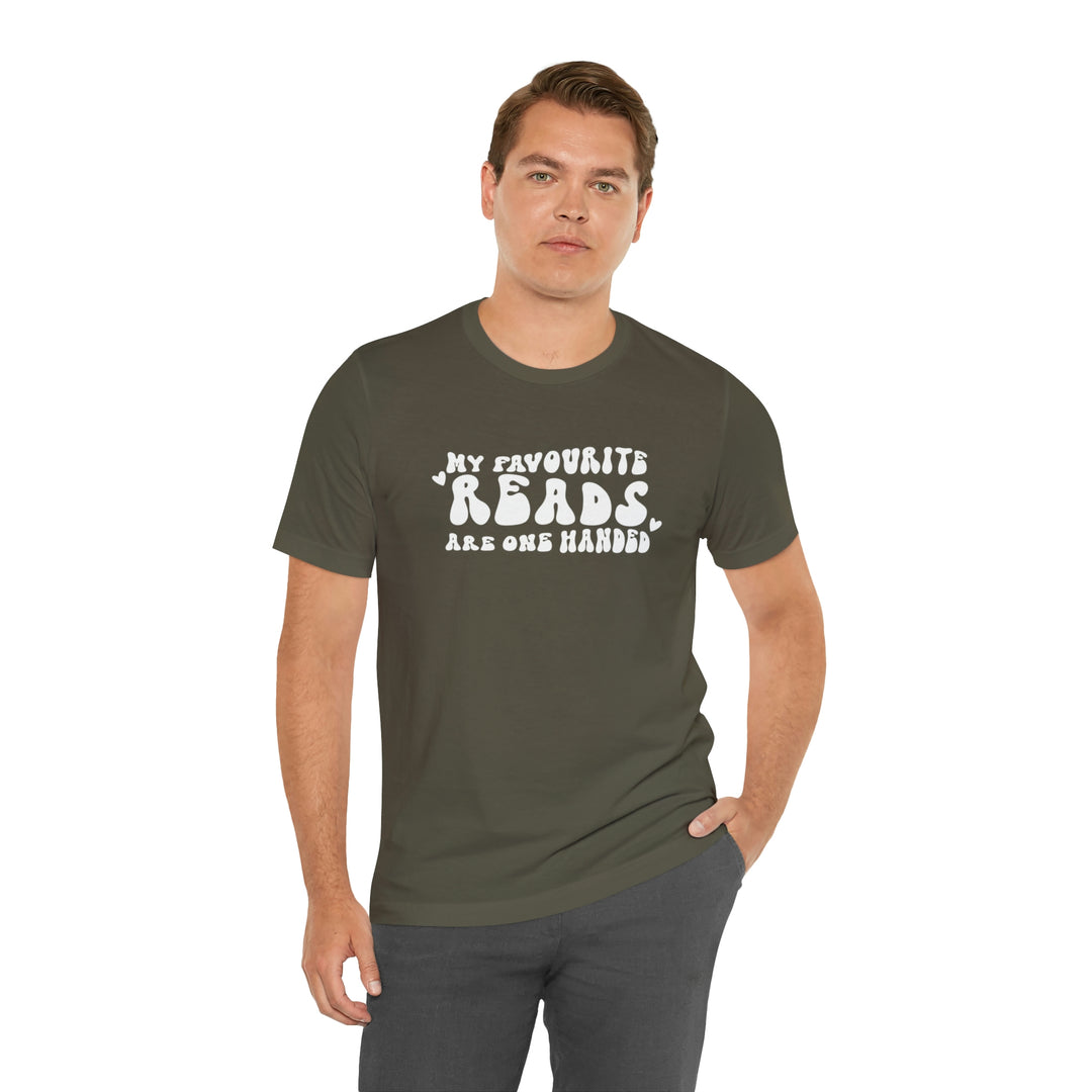 One Handed Reads Short Sleeve Tee