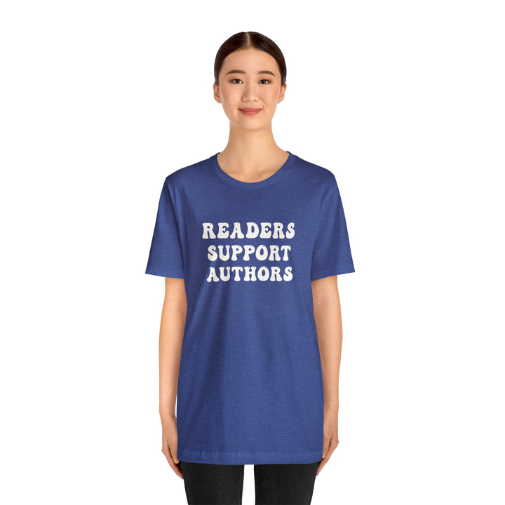 Readers Support Authors Short Sleeve Tee