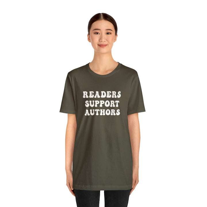 Readers Support Authors Short Sleeve Tee