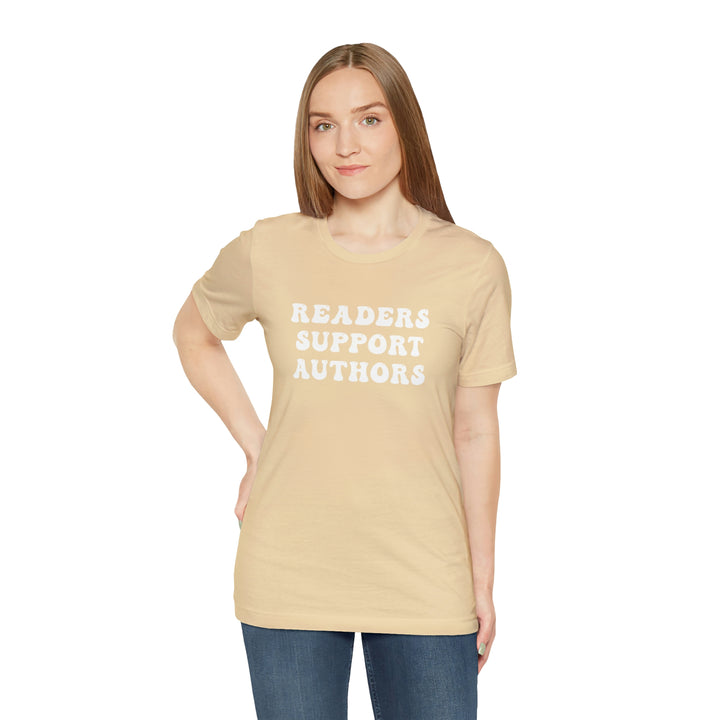 Readers Support Authors Short Sleeve Tee