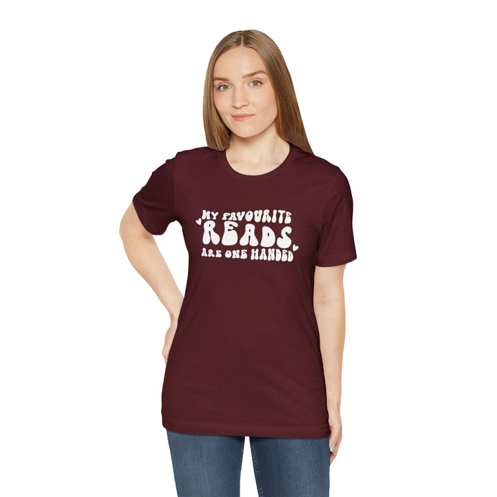 One Handed Reads Short Sleeve Tee